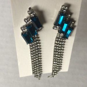 Statement Blue Earrings